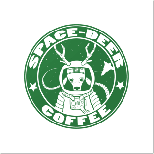 Space-Deer Coffee Posters and Art